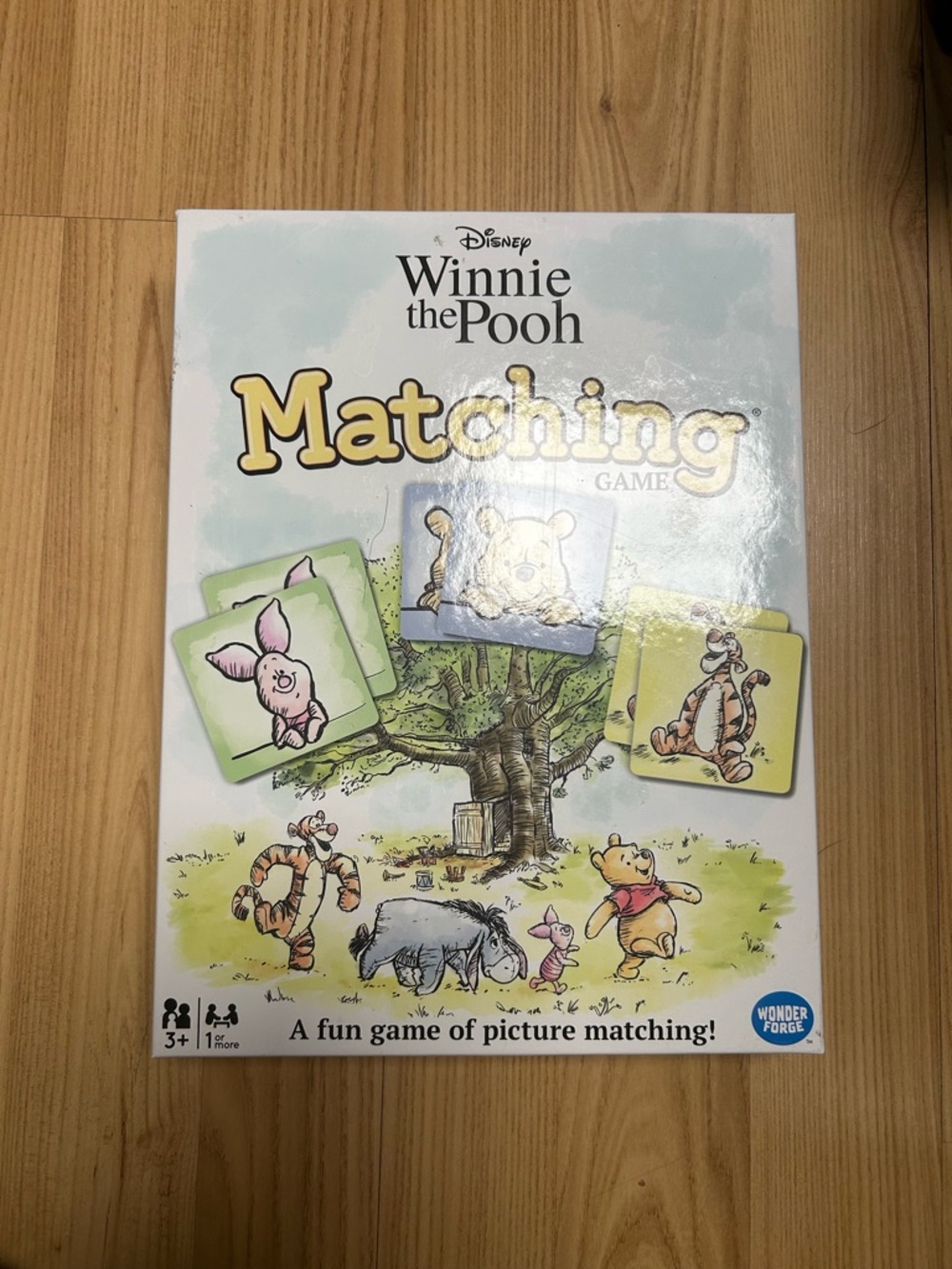 Disney Winnie the Pooh Matching Game - White, Yellow & Green